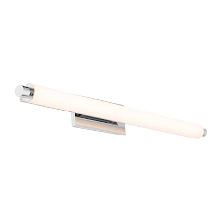 Dweled Vista 26in LED Bathroom Vanity or Wall Light 3000K in Chrome WS-407